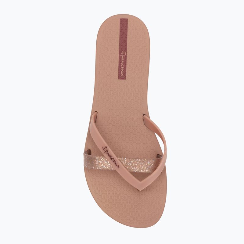 Moteriškos šlepetės per pirštą Ipanema Kirei Chic pink/glitter/red 5