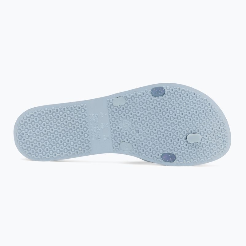 Moteriškos šlepetės per pirštą Ipanema Kirei Chic blue/pearly blue 4