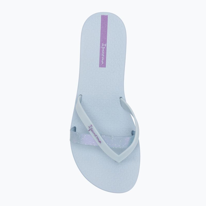 Moteriškos šlepetės per pirštą Ipanema Kirei Chic blue/pearly blue 5