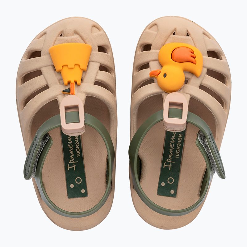 Vaikiški sandalai Ipanema Summer XV Baby light beige/green/yellow 2
