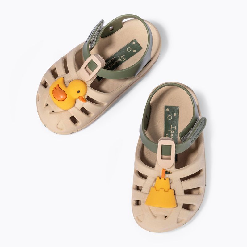 "Ipanema Summer XV Baby" šviesiai smėlio, žalios ir geltonos spalvos sandalai 3