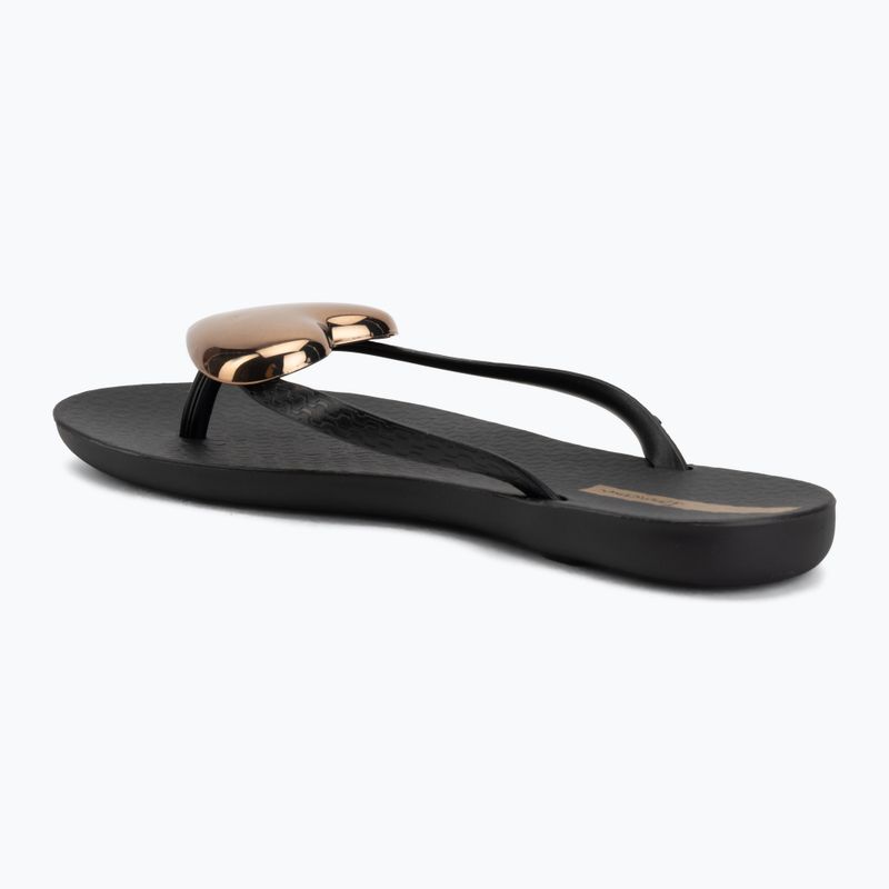Moteriškos šlepetės per pirštą Ipanema Maxi Fashion black/bronze 3