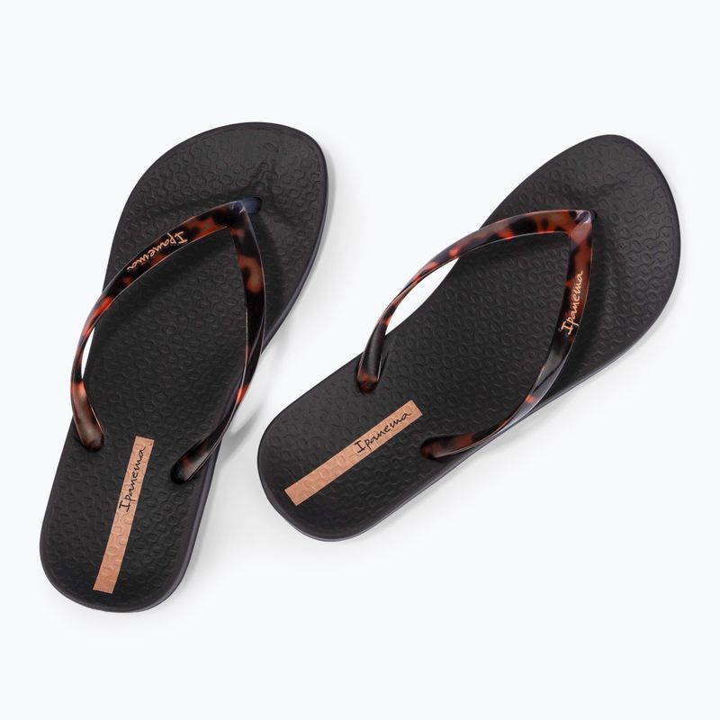 Moteriškos šlepetės per pirštą Ipanema Anat Connect II black/clear 3