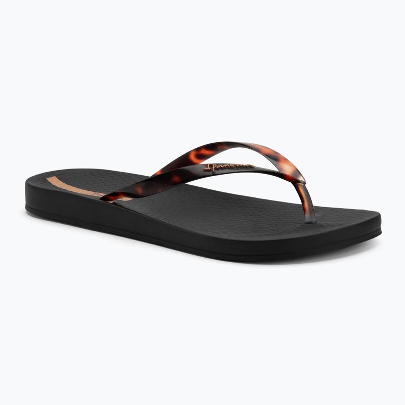 Moteriškos šlepetės per pirštą Ipanema Anat Connect II black/clear