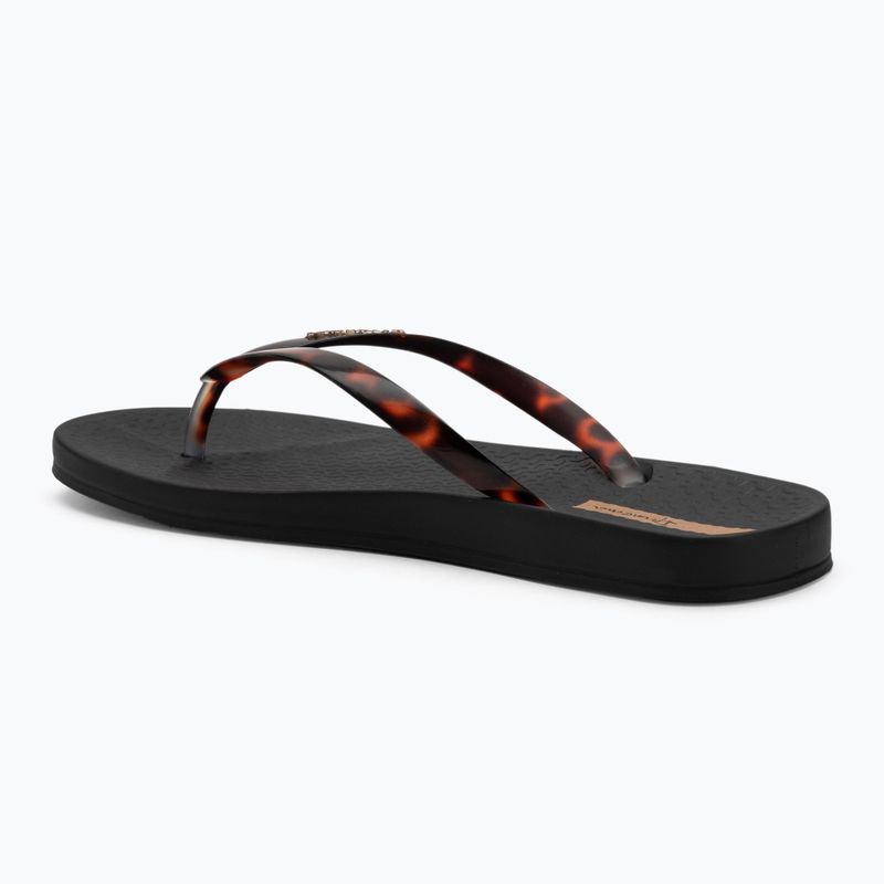 Moteriškos šlepetės per pirštą Ipanema Anat Connect II black/clear 3