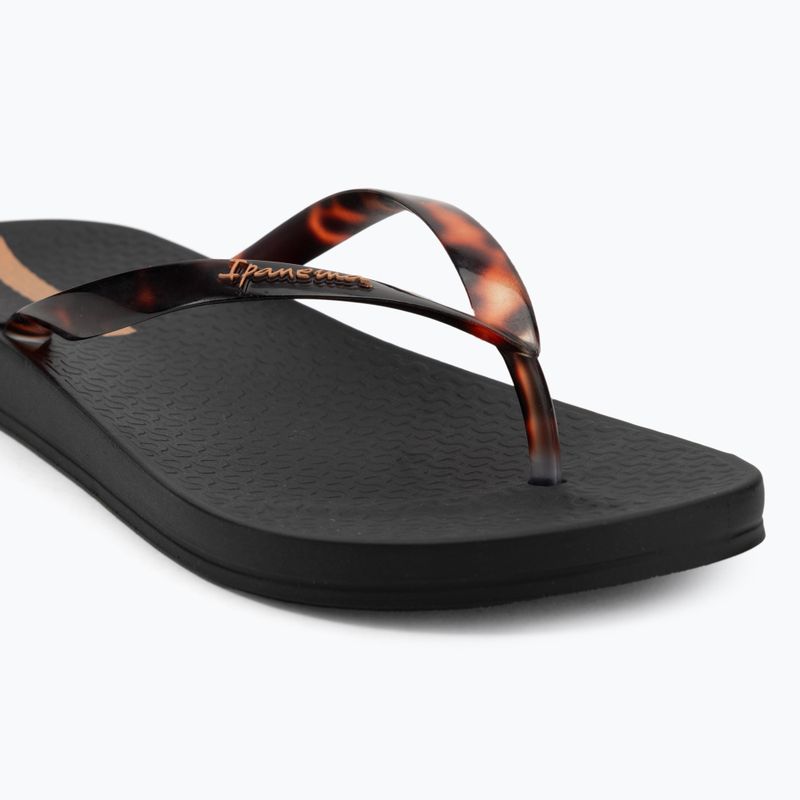 Moteriškos šlepetės per pirštą Ipanema Anat Connect II black/clear 7