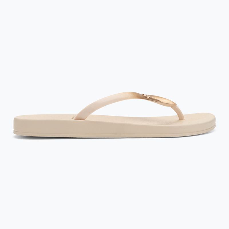 Moteriškos šlepetės per pirštą Ipanema Anat Connect II beige/gold 2