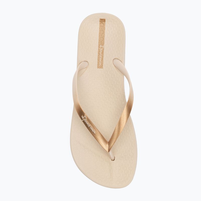 Moteriškos šlepetės per pirštą Ipanema Anat Connect II beige/gold 5