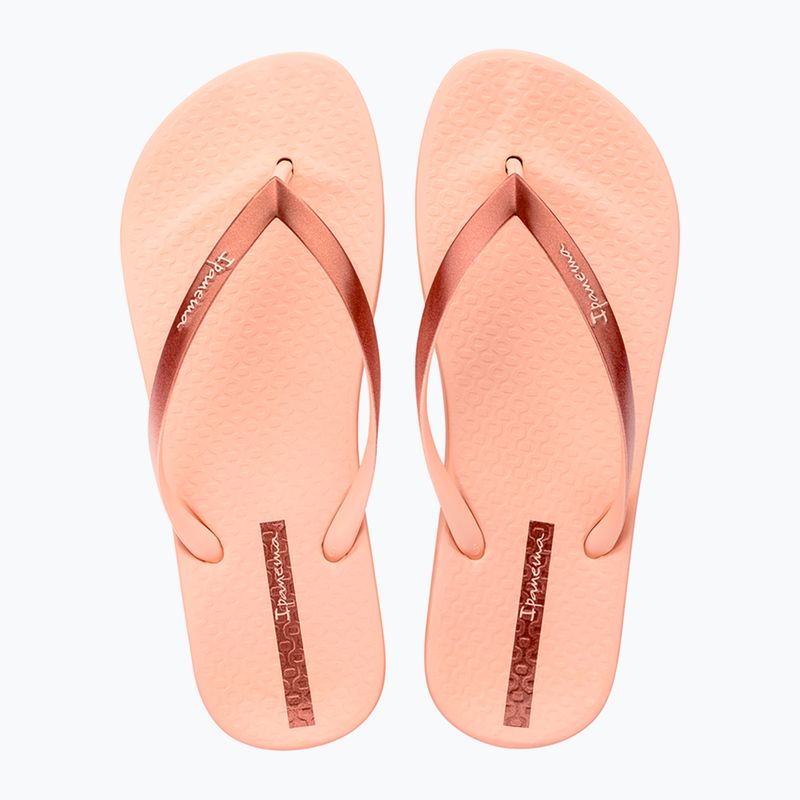 Moteriškos šlepetės per pirštą Ipanema Anat Connect II beige/copper 2
