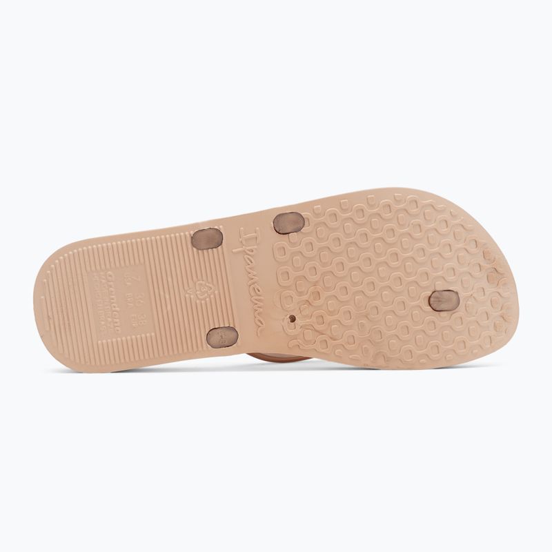 Moteriškos šlepetės per pirštą Ipanema Comfy pink/metallic pink 4