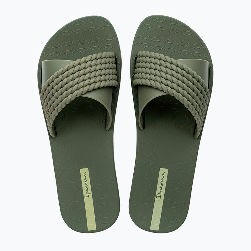 Moteriškos šlepetės Ipanema Street II dark green /green 2