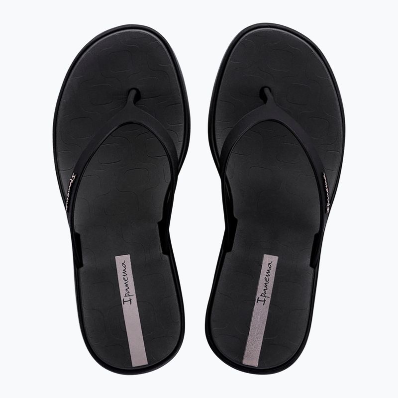 Moteriškos šlepetės per pirštą Ipanema High Fashion II black/black/beige 2