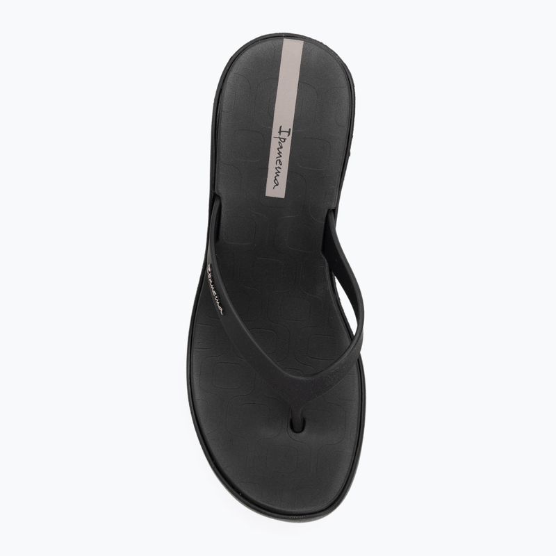 Moteriškos šlepetės per pirštą Ipanema High Fashion II black/black/beige 5