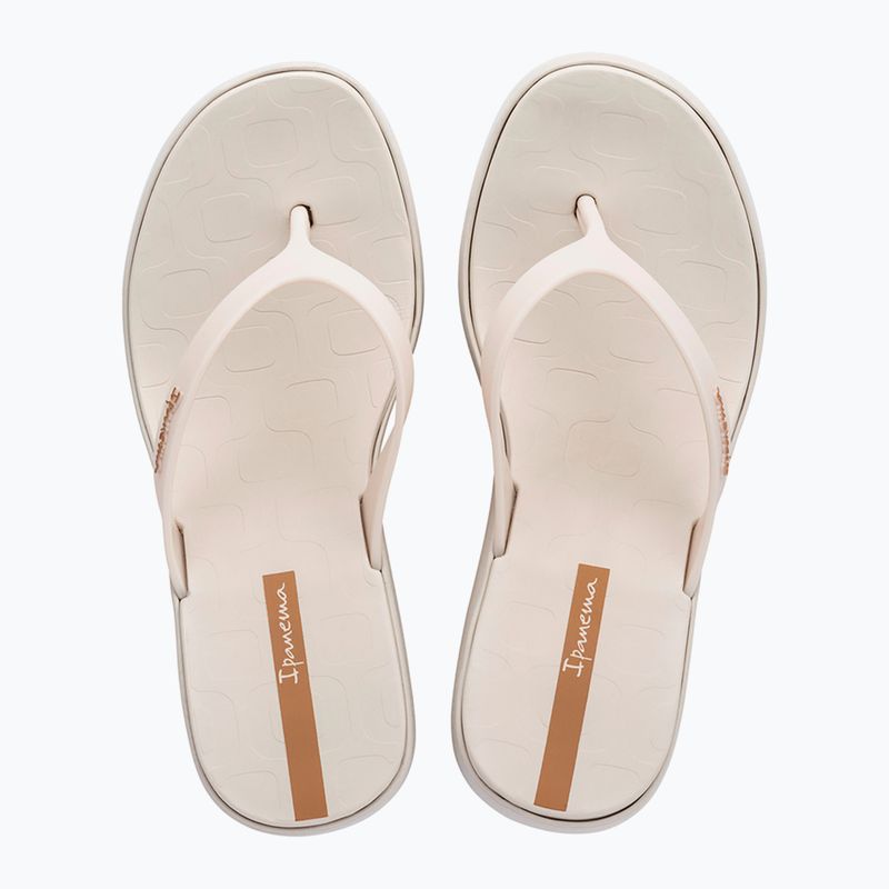 Moteriškos šlepetės per pirštą Ipanema High Fashion II beige/light beige 2
