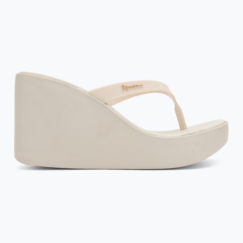 Moteriškos šlepetės per pirštą Ipanema High Fashion II beige/light beige 2