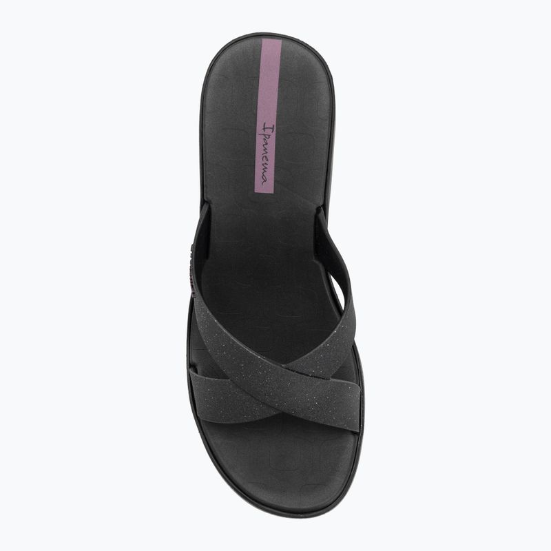 Moteriškos šlepetės Ipanema High Fashion II Slide black/glitter black/lilac 5