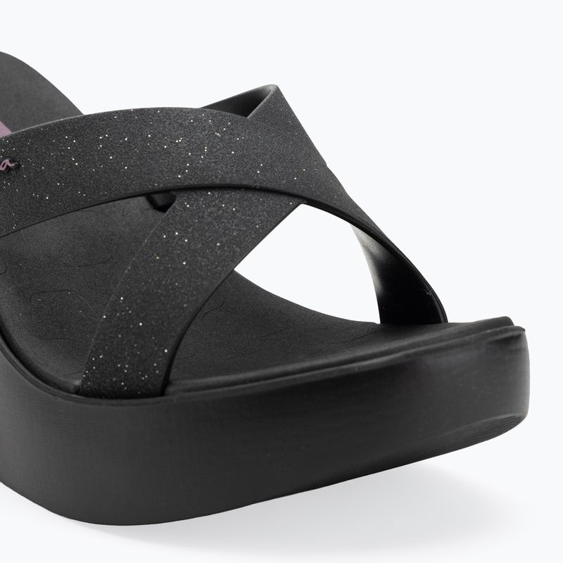 Moteriškos šlepetės Ipanema High Fashion II Slide black/glitter black/lilac 7