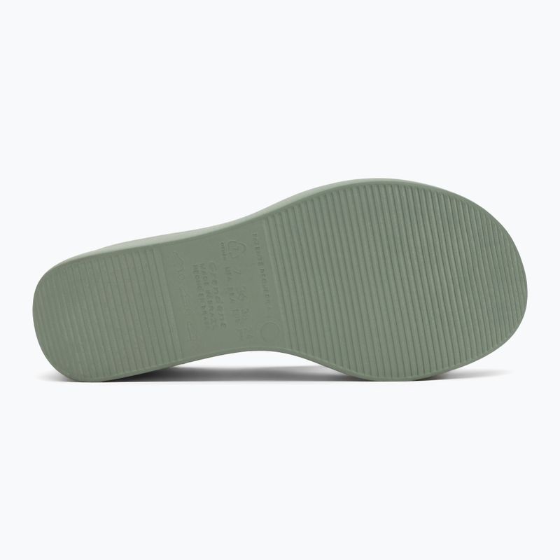 Moteriškos šlepetės Ipanema High Fashion II Slide green/glitter green/grey 4