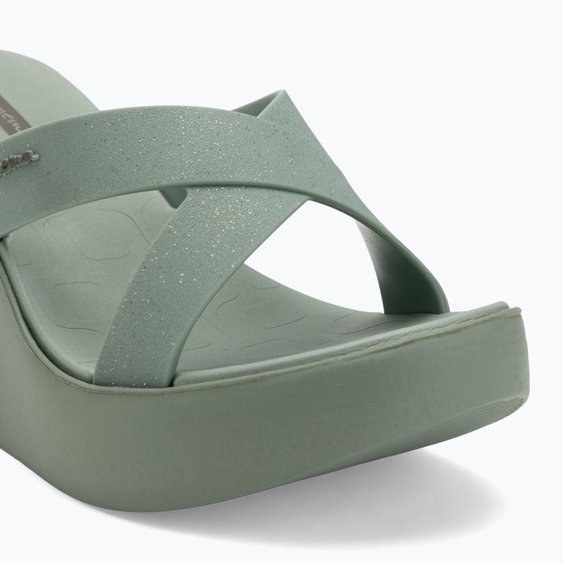 Moteriškos šlepetės Ipanema High Fashion II Slide green/glitter green/grey 7