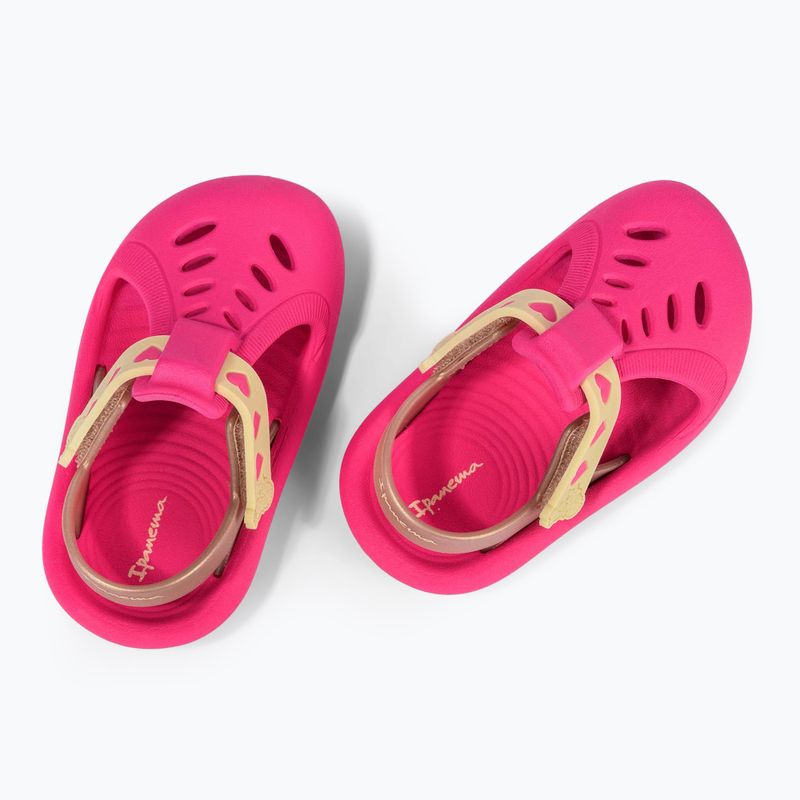 "Ipanema Little Baby" rožinės ir auksinės spalvos sandalai 3