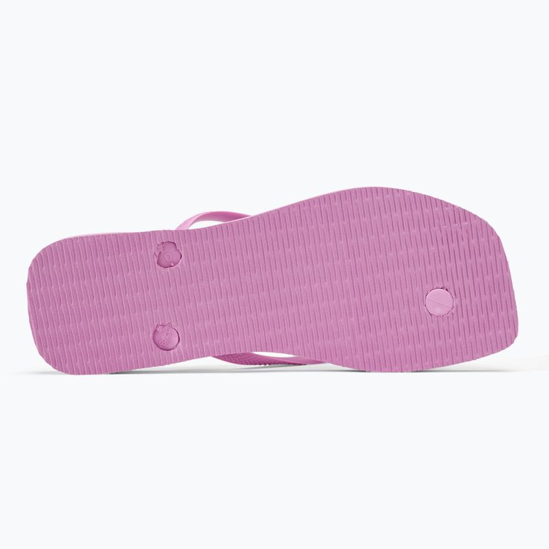 Moteriškos šlepetės per pirštą Havaianas Square Logo Pop Up fresh lavender 4