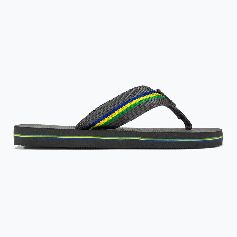 Vyriškos šlepetės per pirštą Havaianas Urban Brasil new graphite 2