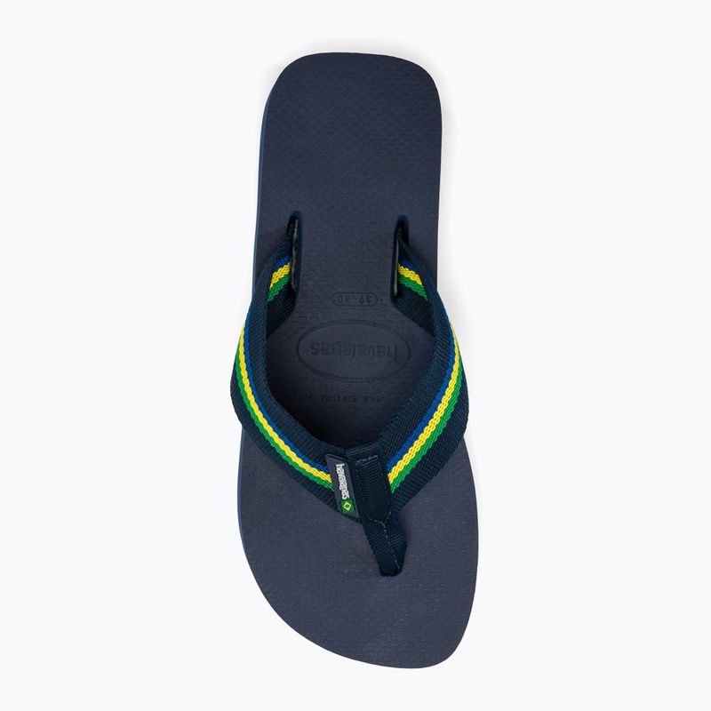 Vyriškos šlepetės per pirštą Havaianas Urban Brasil navy blue 5