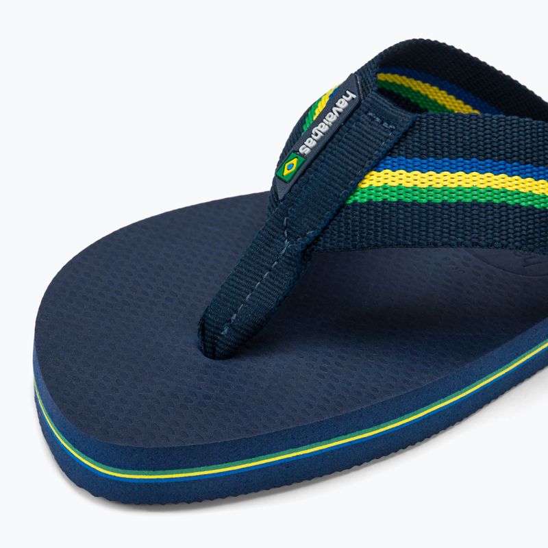 Vyriškos šlepetės per pirštą Havaianas Urban Brasil navy blue 7