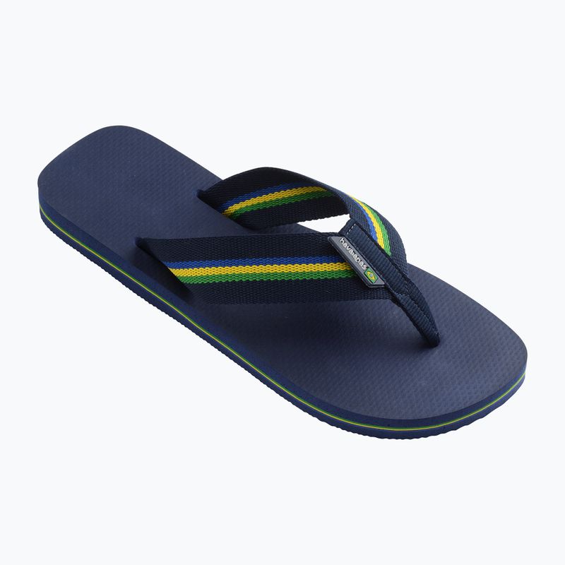 Vyriškos šlepetės per pirštą Havaianas Urban Brasil navy blue 8