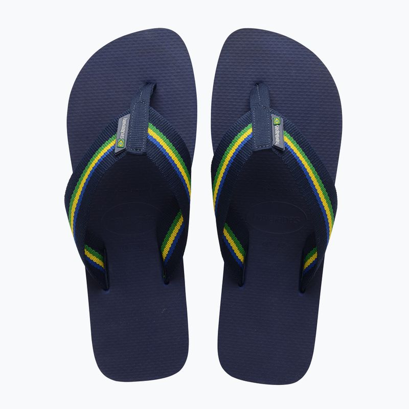 Vyriškos šlepetės per pirštą Havaianas Urban Brasil navy blue 10
