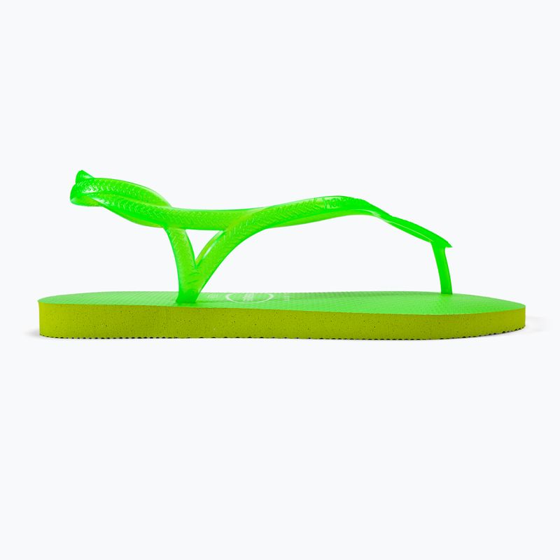 Moteriški sandalai  Havaianas Luna Neon lemon green 2