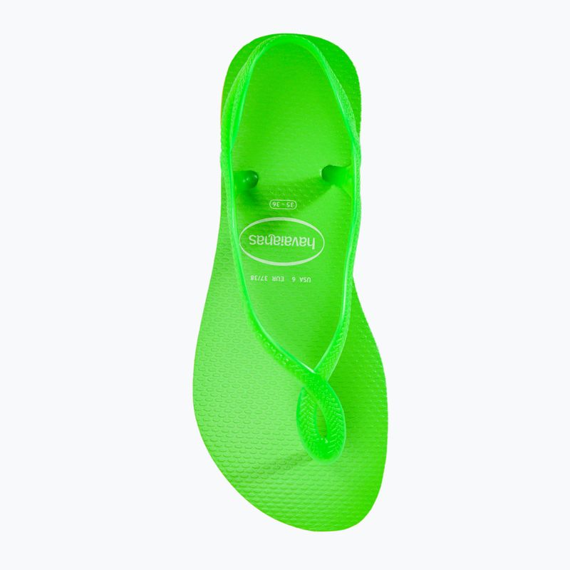 Moteriški sandalai  Havaianas Luna Neon lemon green 4