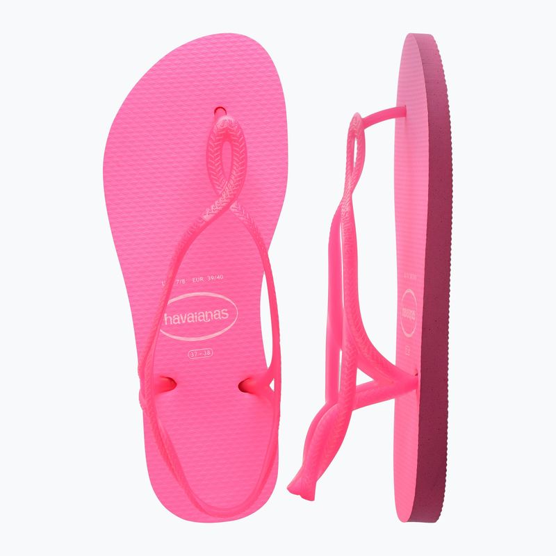 Moteriški sandalai Havaianas Luna Neon pink flux 12