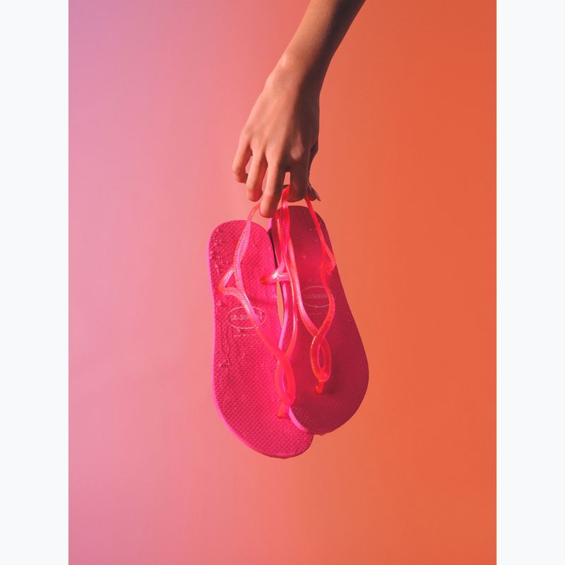 Moteriški sandalai Havaianas Luna Neon pink flux 14