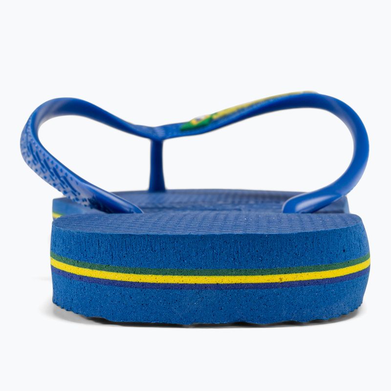 Šlepetės per pirštą Havaianas Brasil Logo Neon star blue /  star blue 6