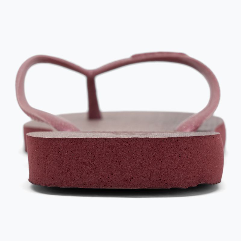 Moteriškos šlepetės per pirštą Havaianas Slim Gloss amaranth 6