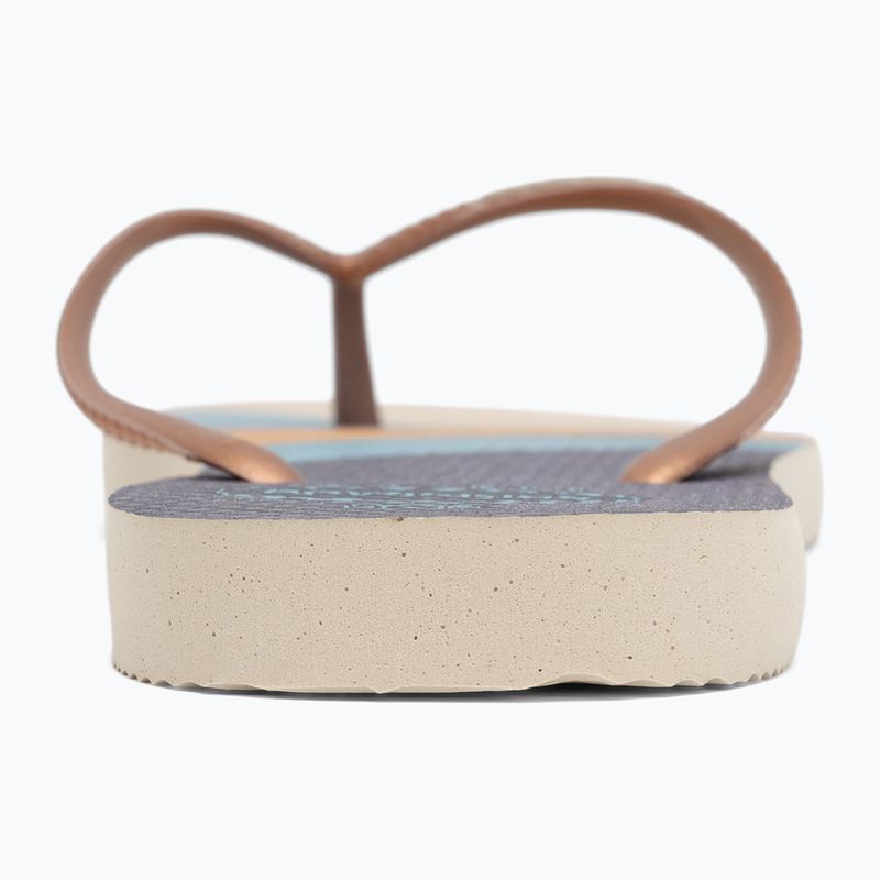 Moteriškos šlepetės per pirštą Havaianas Slim Palette Glow beige 6