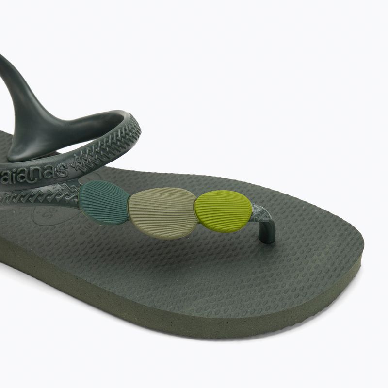 Moteriškos basutės Havaianas Flash Urban Plus olive green 7
