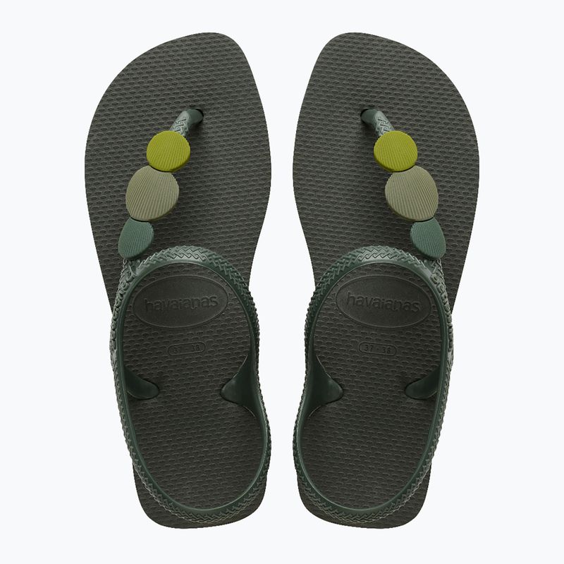 Moteriškos basutės Havaianas Flash Urban Plus olive green 4