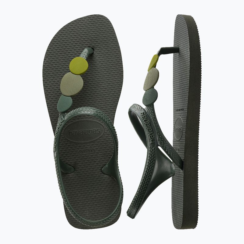 Moteriškos basutės Havaianas Flash Urban Plus olive green 5