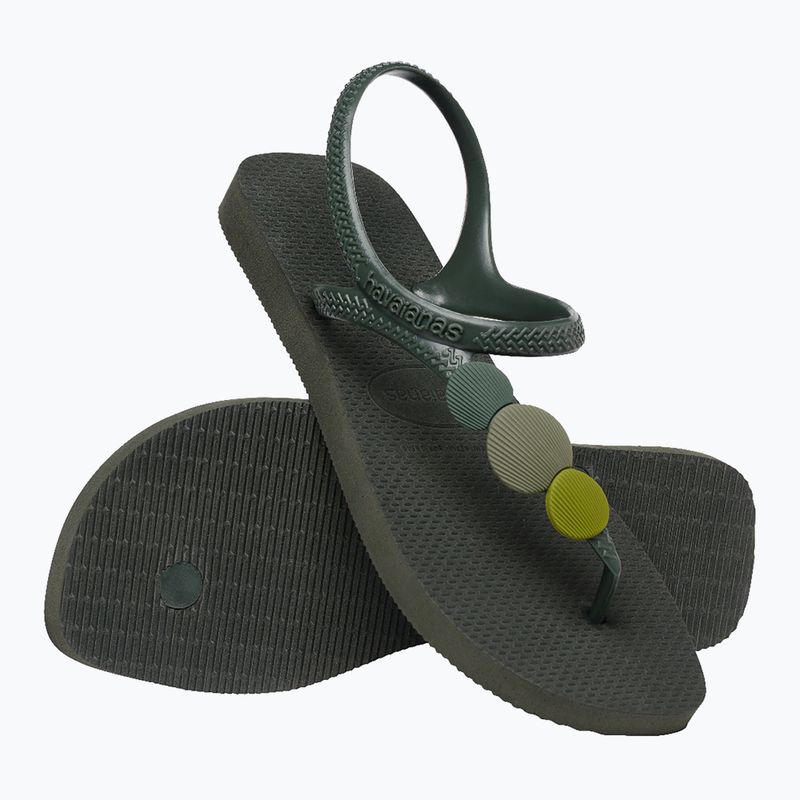 Moteriškos basutės Havaianas Flash Urban Plus olive green 6