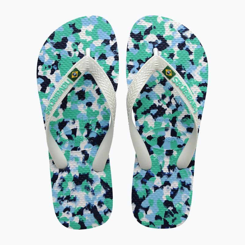 Šlepetės per pirštą Havaianas Brasil Tech II lavender blue 10