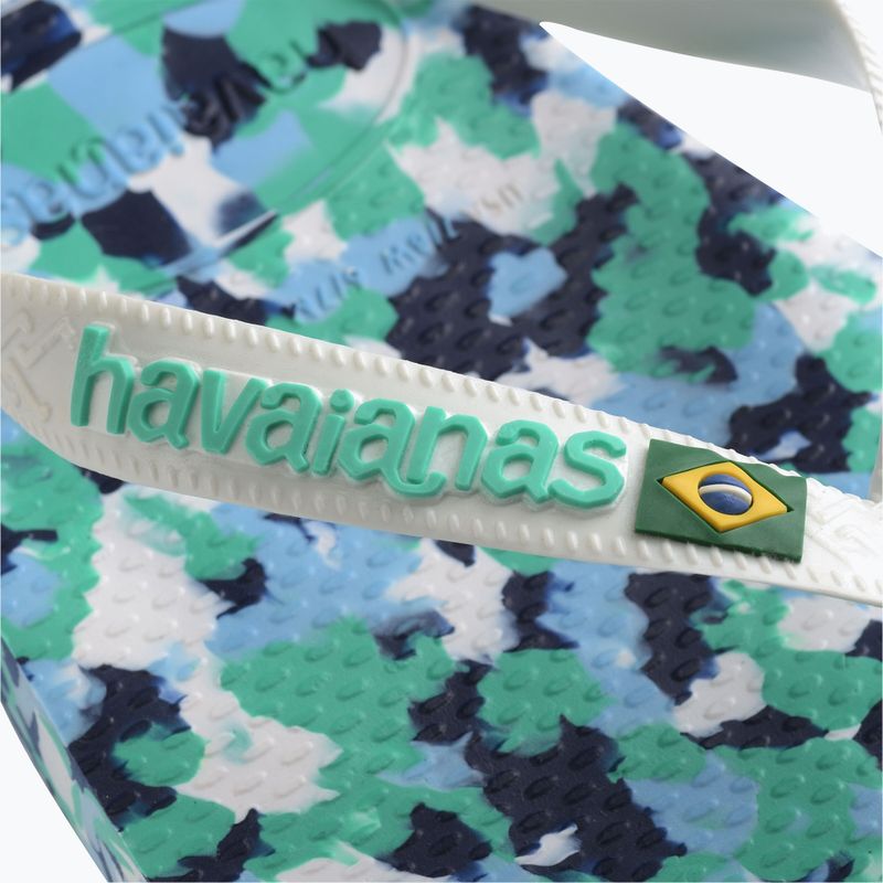 Šlepetės per pirštą Havaianas Brasil Tech II lavender blue 12