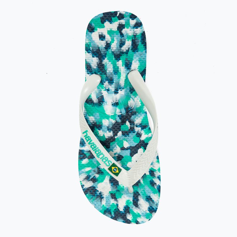 Šlepetės per pirštą Havaianas Brasil Tech II lavender blue 5