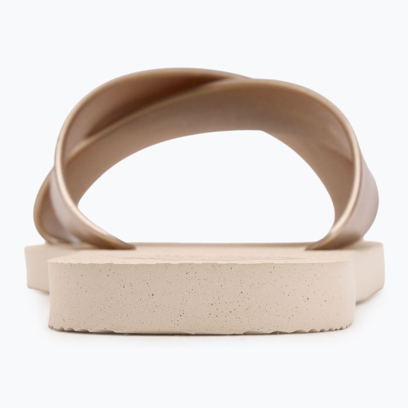 Moteriškos šlepetės Havaianas Aqua Metallic beige 6