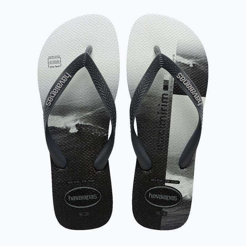 Vyriškos šlepetės per pirštą Havaianas Top Surfer I new graphite 4