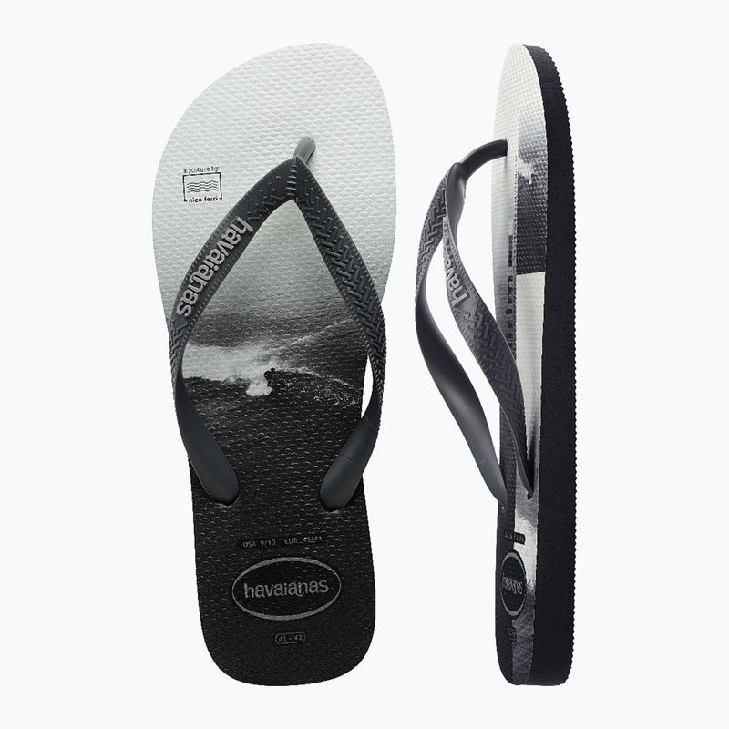 Vyriškos šlepetės per pirštą Havaianas Top Surfer I new graphite 5