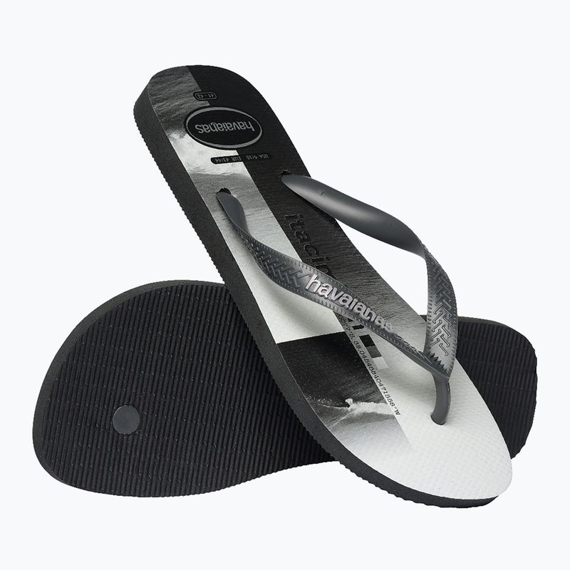 Vyriškos šlepetės per pirštą Havaianas Top Surfer I new graphite 6