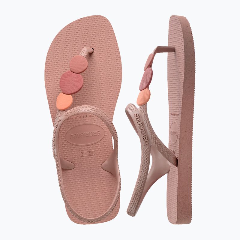 Moteriškos basutės Havaianas Flash Urban Plus crocus / rose retro / pink 5