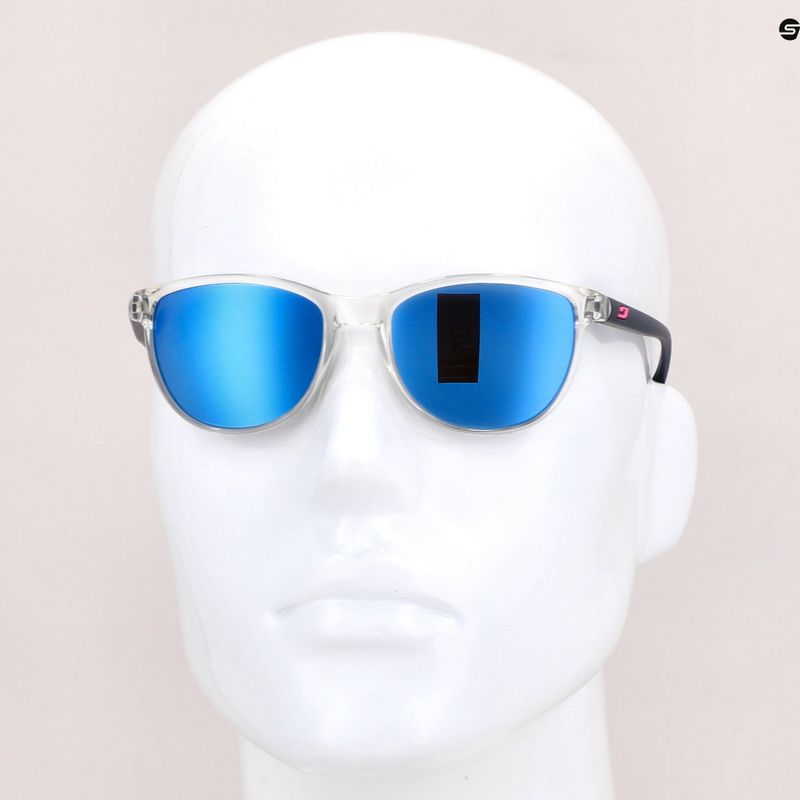Julbo Idol Spectron 3Cf blizgūs permatomi blizgūs kristalai/matiniai tamsiai mėlyni akiniai nuo saulės J5431175 6